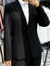 韓曼柯（HANMANKE）西裝套裝女兩件套日常通勤女裝黑色西服外套商務(wù)面試女士職業(yè)正裝 曬單實(shí)拍圖