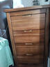 美克美家五斗柜實(shí)木胡桃木實(shí)木六斗柜現代簡(jiǎn)約家用收納臥室儲物 胡桃色三斗柜寬度50深度40高度6 整裝 曬單實(shí)拍圖