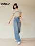 ONLY ONLY2025春季新款高腰直筒褲牛仔褲女|125132172 曬單實(shí)拍圖