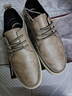 益立公牛男鞋2025秋季商務(wù)正裝真皮軟底軟面休閑透氣磨砂皮鞋男士系帶板鞋 卡其 41 曬單實(shí)拍圖