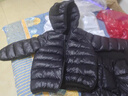 喜雅萌寶寶羽絨服分體套裝冬季嬰兒0一3歲1男童2兒童輕薄款女童棉服 耳朵三件套-黑色 110 建議身高90-100cm 曬單實(shí)拍圖