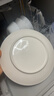 半物生活盤(pán)子高顏值西餐盤(pán)牛排盤(pán)日式餐盤(pán)白色平盤(pán)家用菜盤(pán)陶瓷意面盤(pán)碟子 曬單實(shí)拍圖