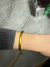 六福珠寶一路生花黃金手鐲泥鰍背福滿(mǎn)傳家足金素圈 計價(jià) 56mm-約16.88克 曬單實(shí)拍圖