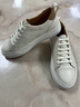 意利·零度潮輕奢男鞋真皮板鞋男春季新款百搭防臭一腳蹬小白鞋軟底運動(dòng)休閑鞋 米色 【品牌男鞋】限量款 40 【標準皮鞋碼】 曬單實(shí)拍圖