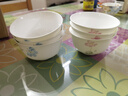 思佰得骨瓷飯碗家用陶瓷碗簡(jiǎn)約泡面碗創(chuàng  )意湯碗吃面拉面碗簡(jiǎn)約碗具輔食碗 香飄衣袂4.5英寸飯碗6個(gè)裝 曬單實(shí)拍圖