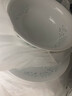 夢(mèng)藝景德鎮陶瓷碗釉下彩吃飯碗高溫瓷碗10個(gè)裝飯碗玲瓏白瓷家用米飯碗 5英寸飯碗【單個(gè)裝】 曬單實(shí)拍圖