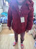 韓淑蘭2025年新款棉服冬裝中老年棉襖短款媽媽洋氣加厚大碼棉襖棉服媽媽 酒紅色 XL 111-124斤 曬單實(shí)拍圖