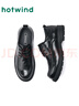 熱風(fēng)（Hotwind）男鞋休閑皮鞋2026年春季新款男士時(shí)尚英倫風(fēng)百搭商務(wù)正裝皮鞋婚鞋 01黑色 41 曬單實(shí)拍圖