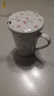 后海杯子陶瓷帶蓋勺大容量簡(jiǎn)約骨瓷馬克杯喝水杯咖啡杯情侶早餐麥片杯 曬單實(shí)拍圖