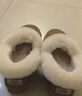 UGG秋季女士時(shí)尚舒適茸茸毛圈口平底休閑樂(lè )福鞋懶人毛毛鞋1119002 CHE | 栗色 40 曬單實(shí)拍圖