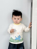 巴拉巴拉【商場(chǎng)同款】巴拉巴拉童裝寶寶長(cháng)袖T恤男女童2026款春裝嬰兒上衣 米白10302 90 曬單實(shí)拍圖