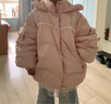 瑪米瑪卡（MOMOCO）兒童羽絨服冬季女童洋氣羽絨外套童裝 粉色 130 曬單實(shí)拍圖