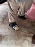 小茸嬰兒鞋子0-1-3歲學(xué)步鞋企鵝 男女寶童鞋春秋冬軟底室內運動(dòng)地板鞋 深灰色 14.5  適合腳長(cháng)13-13.5cm 曬單實(shí)拍圖