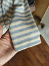 飛鳥(niǎo)和新酒寬松條紋圓領(lǐng)長(cháng)袖T恤女2025秋季新款顯瘦休閑上衣 條紋淡黃HNF01 L 曬單實(shí)拍圖