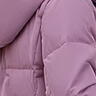 鴨鴨（YAYA）媽媽羽絨服女冬中年女款中老年女裝冬裝洋氣短款連帽加厚時(shí)尚外套 曬單實(shí)拍圖