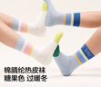蕉內（Bananain）小熱皮502++兒童襪子7A抗菌男女童保暖拼色中筒襪秋冬季熱皮襪3雙 【502++】藍白綠+玫粉紫+綠紫粉 10-12歲 （32-37） 曬單實(shí)拍圖