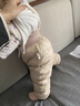 歐孕（OUYUN）兒童羽絨褲男女童秋冬外穿高腰褲子保暖白鴨絨長(cháng)褲 燕麥咖 100 曬單實(shí)拍圖