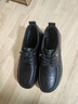 足力健老人鞋冬季加絨單鞋保暖小皮鞋平底鞋休閑樂(lè )福鞋 6337K黑色37 曬單實(shí)拍圖
