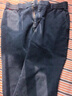 羅蒙（ROMON）高腰中老年男褲春秋款松緊腰牛仔褲男寬松直筒爸爸褲子男士休閑褲 藍色 【春秋款】 2XL 【適合152-166斤】2.6-2.8尺 曬單實(shí)拍圖