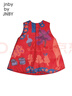 jnby by JNBY新款江南布衣嬰童羽絨背心連衣裙可愛(ài)萌趣24冬女童嬰兒YOBG11020 950/紅色系多彩混雜 90cm 充絨量9g 曬單實(shí)拍圖