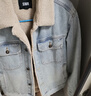 森馬（Semir）牛仔外套男冬季多口袋復古工裝夾克潮翻領(lǐng)上衣小寬松103724108102 曬單實(shí)拍圖