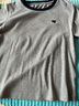 熱風(fēng)女士圓領(lǐng)打底衫上衣冬季新款撞色圓領(lǐng)長(cháng)袖T內搭打底衫 09灰色 L 曬單實(shí)拍圖