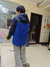 迪卡儂兒童可拆卸外套抓絨內膽三合一男女童保暖衣QUJR 拼接藍-男童 165 cm 曬單實(shí)拍圖
