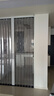 曼創(chuàng  )金剛鋁合金水晶門(mén)pc透明板隱形門(mén)廚房開(kāi)通燃氣客廳陽(yáng)臺衛生浴間全金屬簡(jiǎn)易樓梯間隔斷折疊推拉門(mén)空調冷氣隔熱 曬單實(shí)拍圖