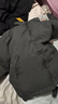 普戈斯秋冬加絨加厚美式教練夾克男款正肩廓形羽絨棉服bomber棒球服外套 95%的客戶(hù)優(yōu)先選擇 深灰色[加厚升級款] M 曬單實(shí)拍圖