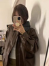 妃衣度（FYDOUL）外套女美拉德女式2025新款春秋PU皮衣美式復古機車(chē)皮衣女 黑色 S 【80-100斤】 曬單實(shí)拍圖