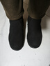 斷碼清倉紅青娗加厚保暖雪地靴女大碼防滑平底短靴東北加絨大棉鞋 黑色 加絨 跟高3厘米 38 (240mm) 曬單實(shí)拍圖