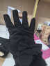 目丸手套女士冬季騎行保暖可愛(ài)兔耳觸屏電動(dòng)車(chē)戶(hù)外防寒防水加絨棉手套 黑色【加絨防水】 曬單實(shí)拍圖