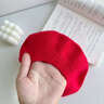 SMVP嬰兒紅色帽子秋冬紅色貝雷帽抓周歲可愛(ài)拜年男女?huà)胗變好€(xiàn)圣誕帽 可愛(ài)風(fēng)（白色醒獅）紅色貝雷帽（頭圍37-45cm） 曬單實(shí)拍圖