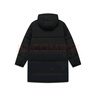 特步門(mén)店同款 鴨絨羽絨服男連帽中長(cháng)款加絨輕量外套976429640189 正黑色 M 曬單實(shí)拍圖