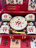 赟婭結婚禮物送新人新娘新婚訂婚禮品送閨蜜姐妹實(shí)用餐具碗筷套裝禮盒 喜笑顏開(kāi)餐具套裝【木箱禮盒】12件套-新款白底 曬單實(shí)拍圖