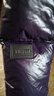 鴨鴨（YAYA）2025冬季新款羽絨服女裝黑金泡芙短款加厚連帽氣質(zhì)休閑保暖厚外套 凝夜紫色 M 曬單實(shí)拍圖