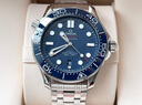 歐米茄（OMEGA）【二手99新】A字頭 歐米茄海馬300系列自動(dòng)機械潛水表背透夜光男士運動(dòng)休閑二手奢侈品腕表手表 藍鋼全套210.30.42.20.03.001 曬單實(shí)拍圖
