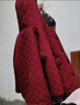 梵優(yōu)特200斤胖媽媽裝加絨棉服外套女中長(cháng)款中老年冬季大碼加厚保暖棉衣 酒紅色 6XL 建議190-230斤 曬單實(shí)拍圖