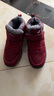 足力健大師老人鞋女冬季棉鞋防滑加絨保暖老年健步鞋媽媽運動(dòng)休閑鞋 9009大棉女款棗紅 39 曬單實(shí)拍圖