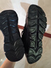 安踏男鞋革面防潑水跑步鞋男黑色輕便防滑休閑鞋運動(dòng)鞋旅游鞋子男 曬單實(shí)拍圖