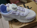 回力（Warrior）童鞋女童運動(dòng)鞋春秋季網(wǎng)面透氣輕便跑步鞋WZ-1710 白/紫35 曬單實(shí)拍圖