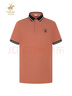 比華利保羅春夏新款男士休閑刺繡Polo衫時(shí)尚百搭短袖上衣 橙紅色 L 曬單實(shí)拍圖