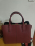 卡里普斯（CALYPSO）手提包真皮女包2026高級大氣單肩斜挎托特包上班女神節頭層牛皮 酒紅色 曬單實(shí)拍圖
