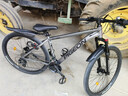 飛鴿鋁合金山地車(chē)禧瑪諾變速單車(chē)自行車(chē)大學(xué)生青少年成人越野車(chē)內走線(xiàn) 鈦金灰【鋁合金車(chē)架+全軸承】 29寸（適合175cm-205cm) 27速禧瑪諾變速器油剎 曬單實(shí)拍圖