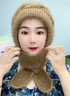 途尊秋冬新款針織毛線(xiàn)帽女騎行防風(fēng)百搭包頭護耳帽加厚圍脖一體風(fēng)雪帽 一體帽【雙拼黃】防風(fēng)百搭/加厚保暖 曬單實(shí)拍圖
