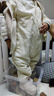 babylove【彩虹全能衣】嬰兒連體衣秋冬寶寶恒溫薄夾棉羊毛保暖哈衣爬服 曬單實(shí)拍圖
