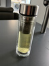 富光雙層玻璃杯茶水分離杯高硼硅耐熱防爆耐高溫水杯茶杯男士泡茶專(zhuān)用 本色400ml【深倉】多功能濾網(wǎng) 曬單實(shí)拍圖