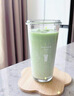 GLASSLOCK玻璃杯進(jìn)口帶蓋大容量男女夏季高顏值冷萃杯吸管刻度杯綠色450ml  曬單實(shí)拍圖
