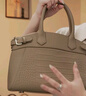 朱爾包包女款2026年鱷魚(yú)紋牛皮手提包通勤女士包包婦女節女神節禮物 曬單實(shí)拍圖