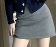 浪莎西裝包臀半身裙女2025秋季新款高腰顯瘦修身通勤高級感a字短裙 曬單實(shí)拍圖